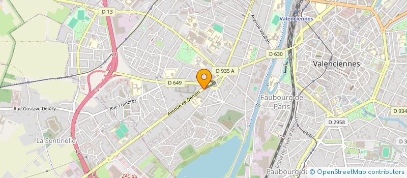 localisation de l'entreprise LE CAPITOLE  VALENCIENNES