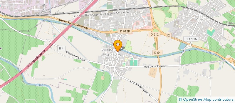 localisation de l'entreprise LE CAPITOLE APPT 9 à VILLENEUVE-LES-BEZIERS
