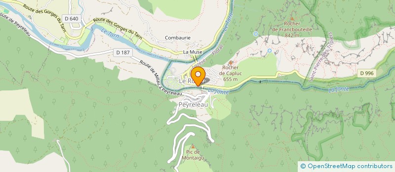 localisation de l'entreprise LE CAPLUC  LE ROZIER