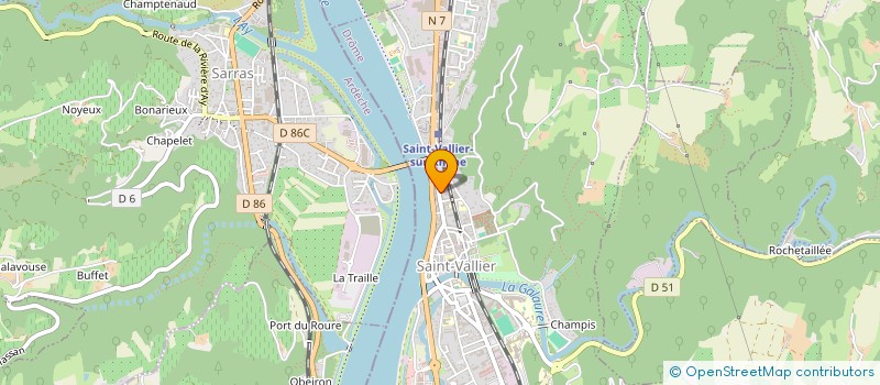 localisation de l'entreprise LE CAPPADOCE à SAINT-VALLIER