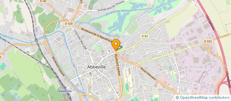 localisation de l'entreprise LE CAPPADOCE à ABBEVILLE