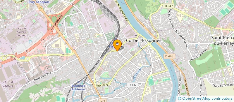 localisation de l'entreprise LE CAPPUCCINO à CORBEIL-ESSONNES