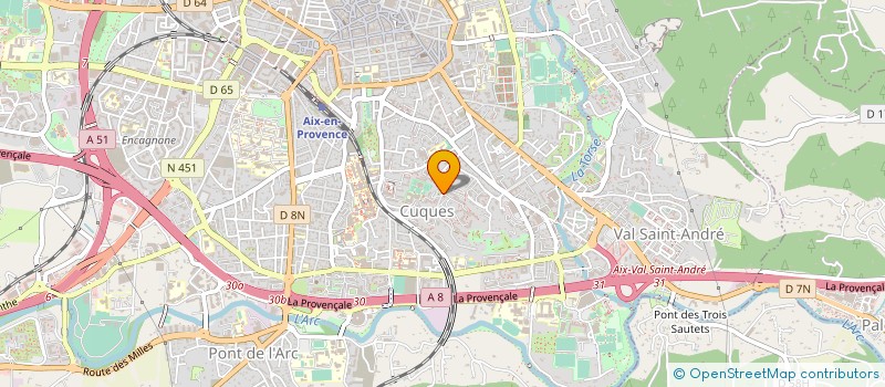 localisation de l'entreprise LE CAPRI à AIX-EN-PROVENCE