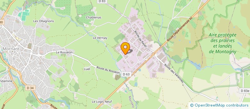 localisation de l'entreprise LE CAPRI  BRINDAS