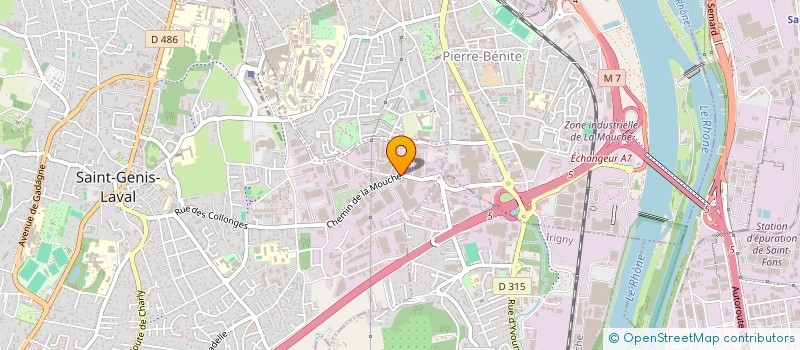 localisation de l'entreprise LE CAPRI  SAINT-GENIS-LAVAL