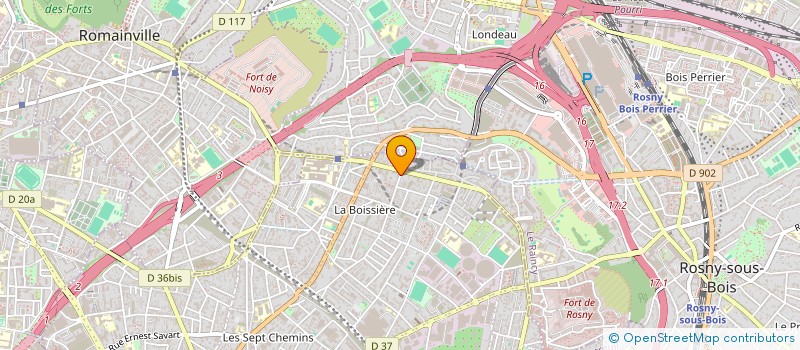 localisation de l'entreprise LE CAPRICE à MONTREUIL