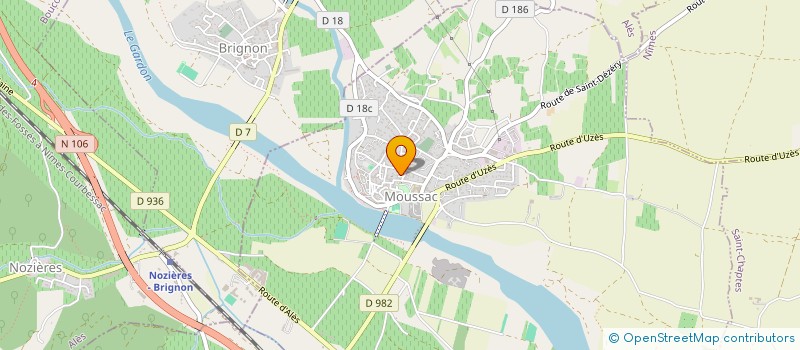 localisation de l'entreprise LE CAPRICE  MOUSSAC