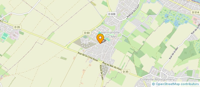 localisation de l'entreprise LE CAPRICE  HERMANVILLE-SUR-MER