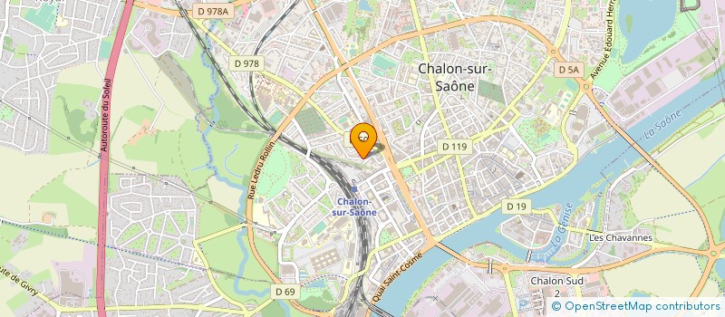 localisation de l'entreprise LE CAPRICE DES ARTS à CHALON-SUR-SAONE