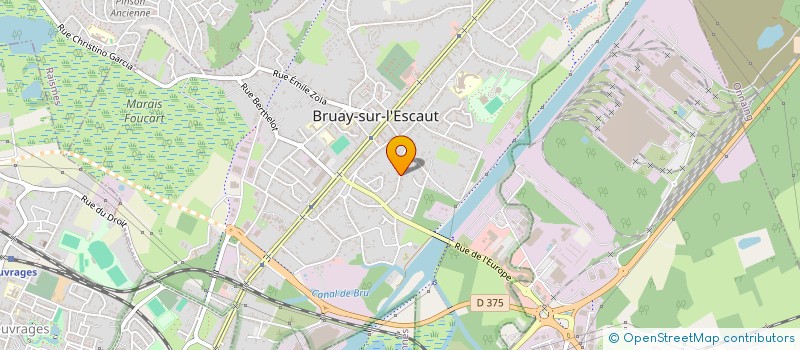 localisation de l'entreprise LE CAPRICE DES ONGLES à BRUAY-SUR-L'ESCAUT