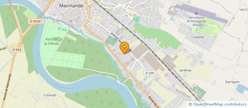 localisation de l'entreprise LE CAPRICORNE  MARMANDE