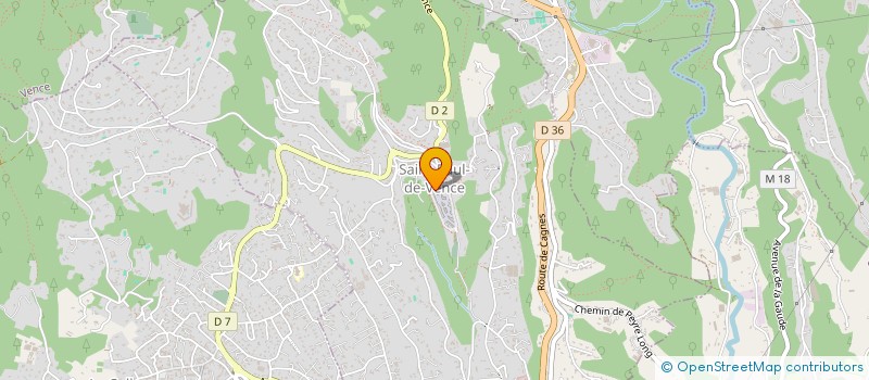 localisation de l'entreprise LE CAPRICORNE à SAINT-PAUL-DE-VENCE