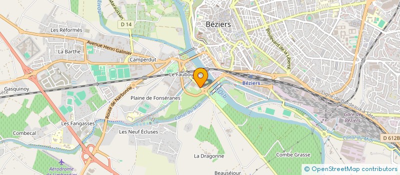 localisation de l'entreprise LE CAPRICORNE  BEZIERS