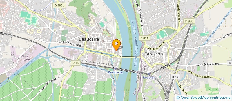 localisation de l'entreprise LE CAPRICORNE  BEAUCAIRE