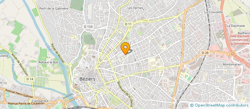 localisation de l'entreprise LE CAPRICORNE à BEZIERS