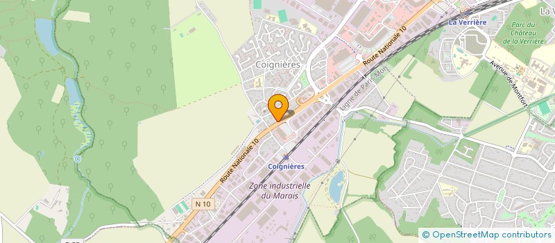 localisation de l'entreprise LE CAPUCIN  COIGNIERES