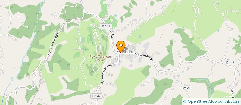 localisation de l'entreprise LE CAPUCIN  YSSANDON