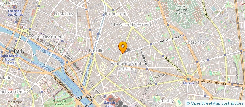 localisation de l'entreprise LE CAPUCIN DORE  PARIS