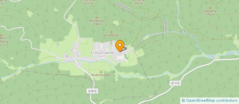 localisation de l'entreprise LE CAR'OS  ERCKARTSWILLER