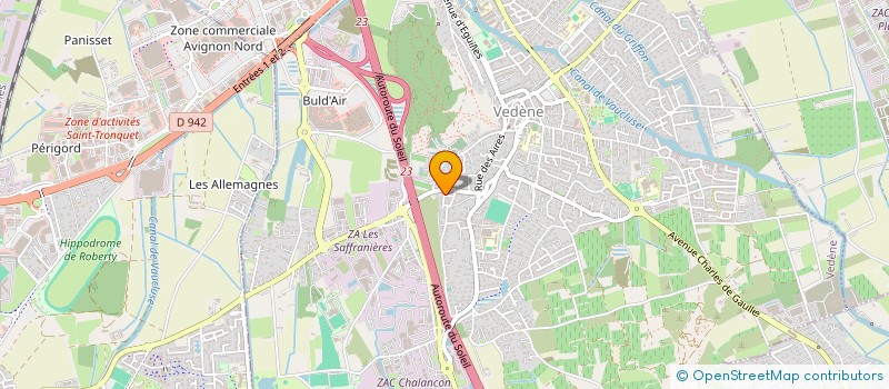 localisation de l'entreprise LE CARACAL SENSIBILISATION A LA VIE SAUVAGE PAR L'IMAGE  VEDENE