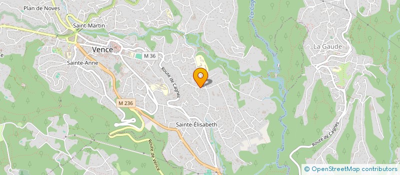 localisation de l'entreprise LE CARACOLI  VENCE