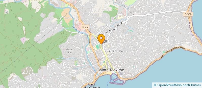 localisation de l'entreprise LE CARANTA à SAINTE-MAXIME