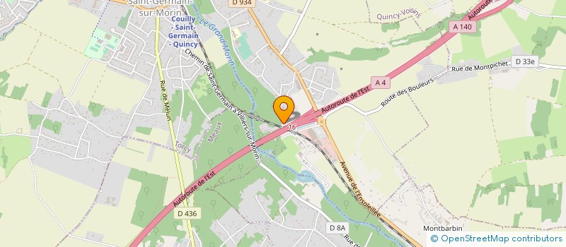 localisation de l'entreprise LE CARAVANING CLUB DU MOULIN DE MARTIGNY à COUILLY-PONT-AUX-DAMES