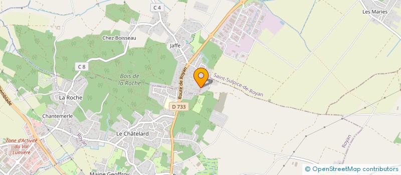 localisation de l'entreprise LE CARBET  SAINT-SULPICE-DE-ROYAN