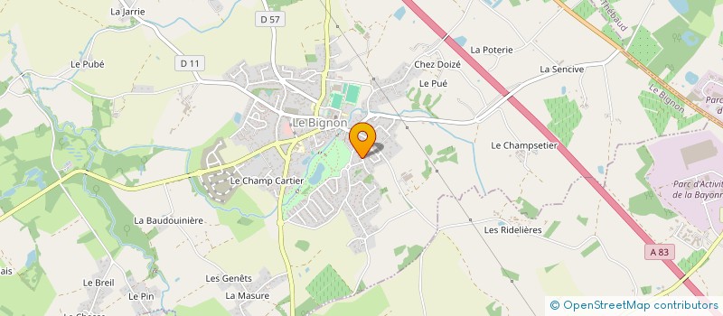 localisation de l'entreprise LE CARBET  LE BIGNON