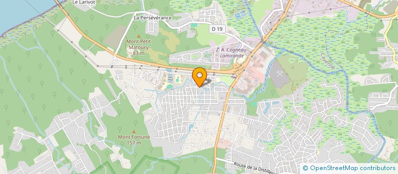 localisation de l'entreprise LE CARBET DE LA SAGESSE  MATOURY