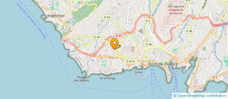 localisation de l'entreprise LE CARBET DE ROSE ANITA à FORT-DE-FRANCE