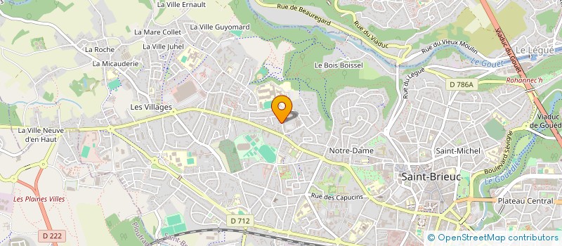 localisation de l'entreprise LE CARBOULEC GUY ROUAULT MARYSE à SAINT-BRIEUC