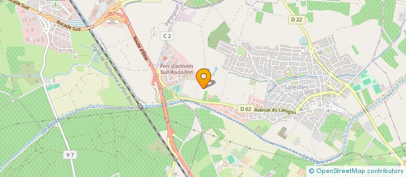 localisation de l'entreprise LE CARCANET  SALEILLES