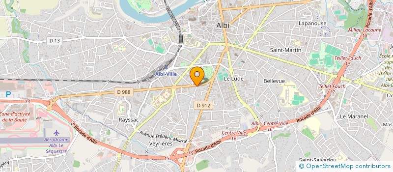 localisation de l'entreprise LE CARDIFF à ALBI