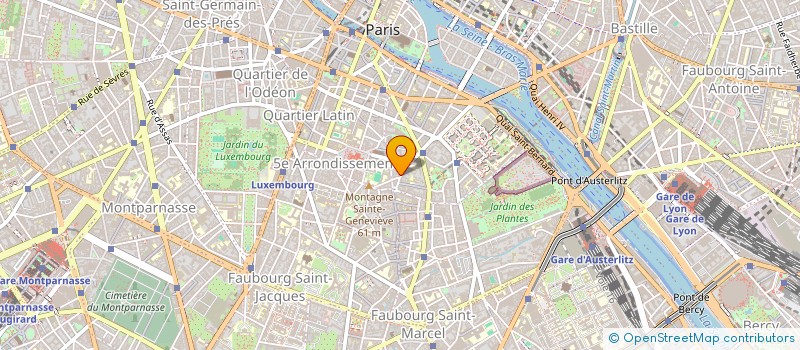 localisation de l'entreprise LE CARDINAL à PARIS