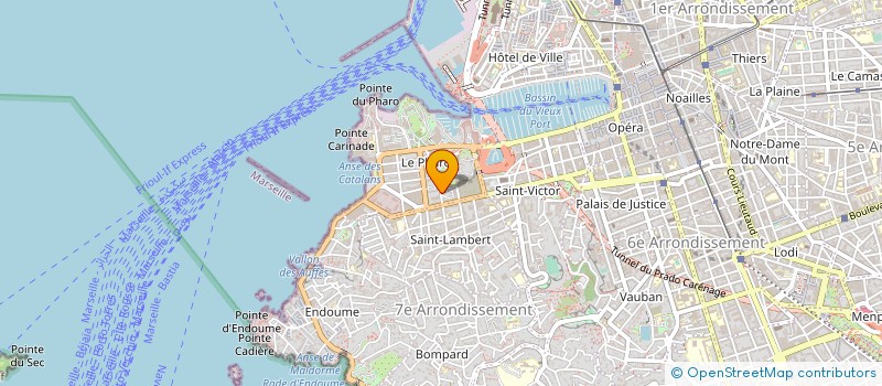 localisation de l'entreprise LE CARDINAL à MARSEILLE