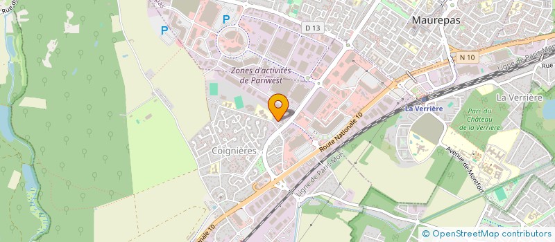 localisation de l'entreprise LE CARDINAL  COIGNIERES