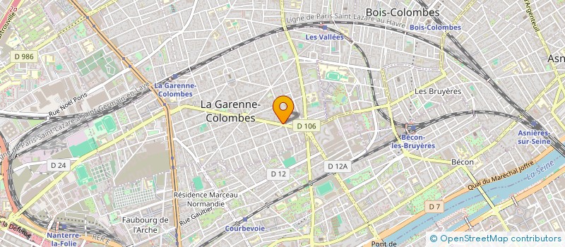 localisation de l'entreprise LE CARDINAL à LA GARENNE-COLOMBES