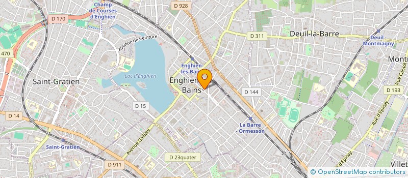 localisation de l'entreprise LE CARDINAL  ENGHIEN-LES-BAINS