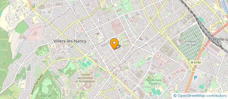 localisation de l'entreprise LE CARDINAL  NANCY