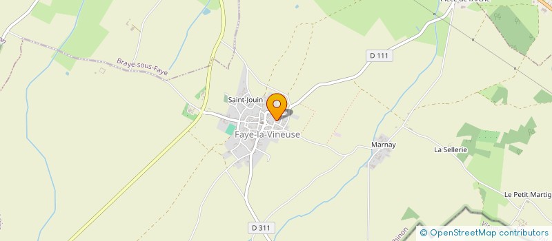 localisation de l'entreprise LE CARDINAL 98  FAYE-LA-VINEUSE