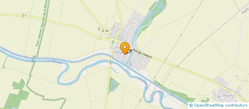 localisation de l'entreprise LE CARDO CALVI  AY-CHAMPAGNE