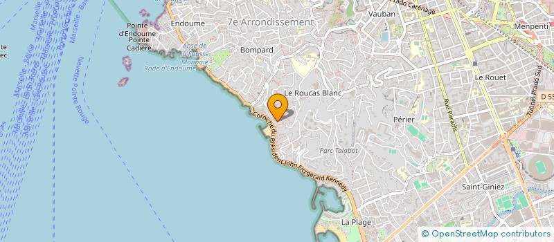 localisation de l'entreprise LE CARIBOU à MARSEILLE