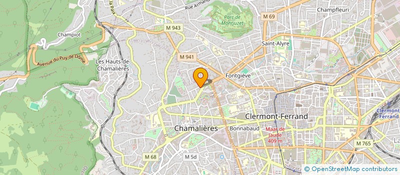 localisation de l'entreprise LE CARIOCA à CHAMALIERES