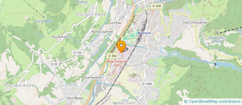 localisation de l'entreprise LE CARLI à BRIANCON