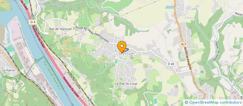 localisation de l'entreprise LE CARNET D'ISTANBUL  SEYSSUEL