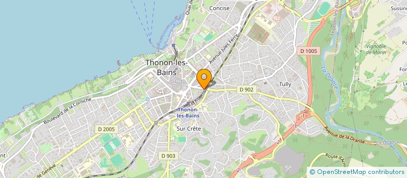 localisation de l'entreprise LE CARNIVORE à THONON-LES-BAINS