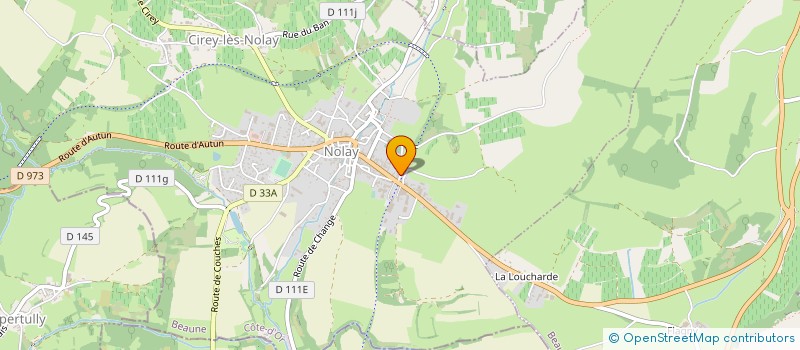 localisation de l'entreprise LE CARNOT à NOLAY