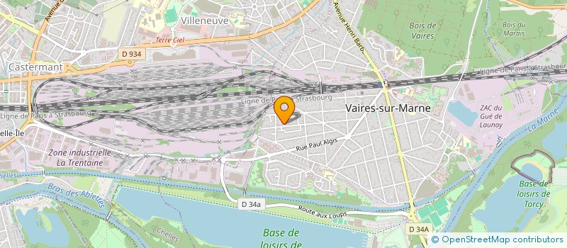 localisation de l'entreprise LE CARNOT  VAIRES-SUR-MARNE