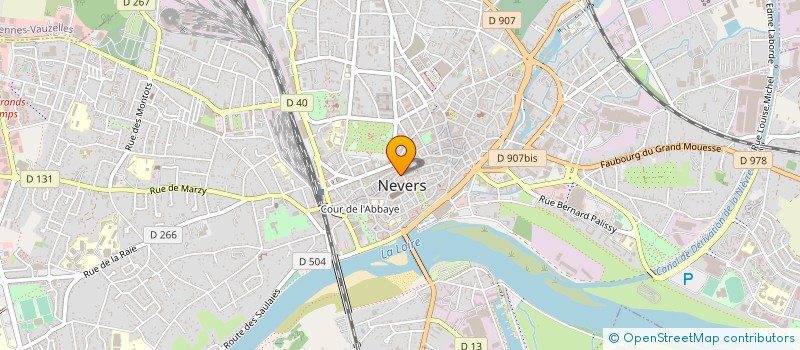 localisation de l'entreprise LE CARNOT à NEVERS